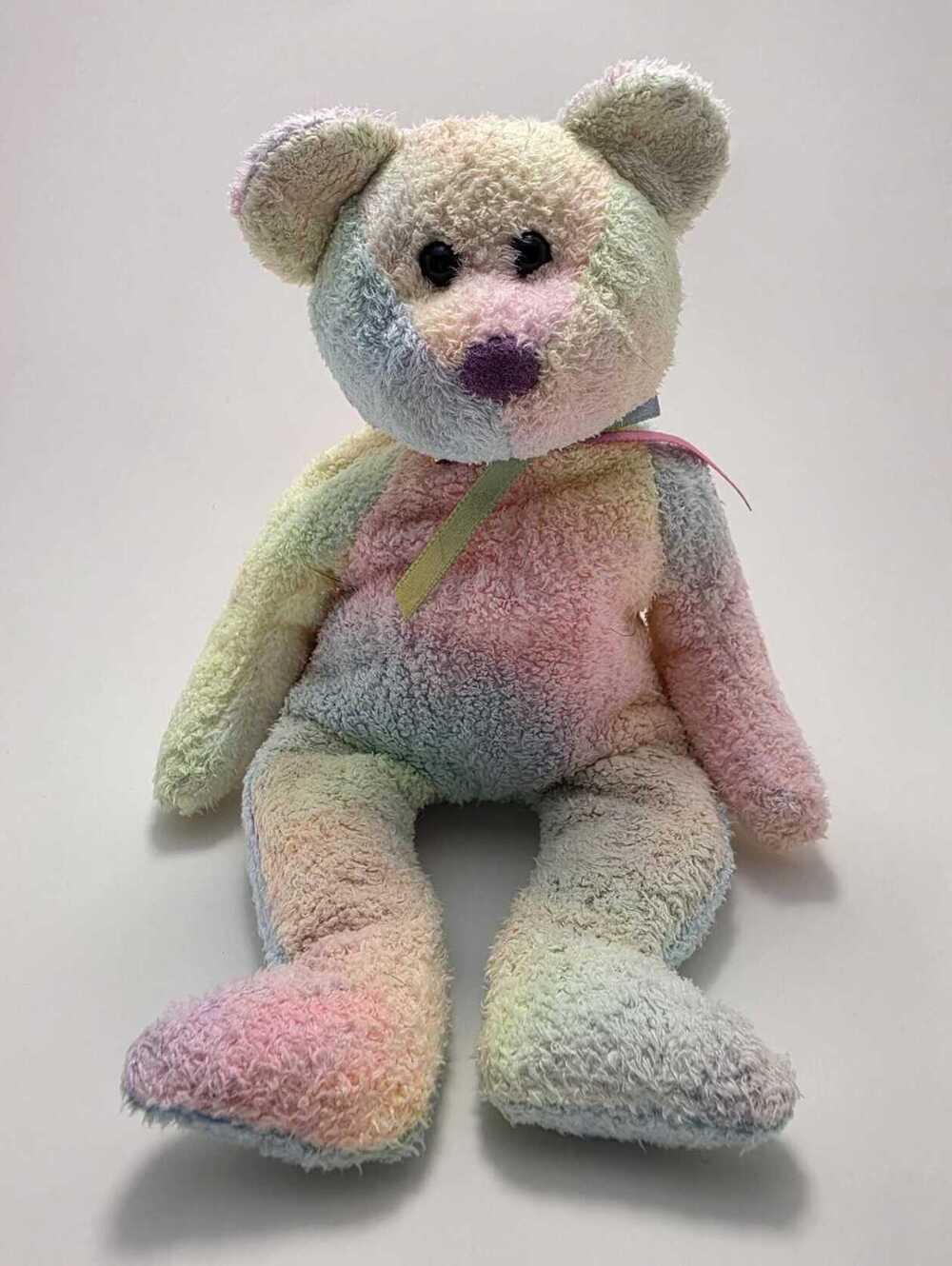 TY Beanie Baby “Groovy” the Bear - No Hang Tag (6 inch)